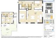 Garten-Paradies - PFALZGASSE 29 - 3-Zimmer-Wohnung mit Terrasse | TRAUMHAFTER ERSTBEZUG IN RUHELAGE
