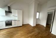 Helle 3-Zimmer Dachgeschosswohnung mit Terrasse nahe U3 Johnstraße/Meiselmarkt