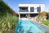 Luxus Designerhaus mit Pool & Doppelgarage | Sauna & Einbauküche | kein Einfluggebiet vom Flughafen | Luftwärmepumpe & Klimavorbereitung
