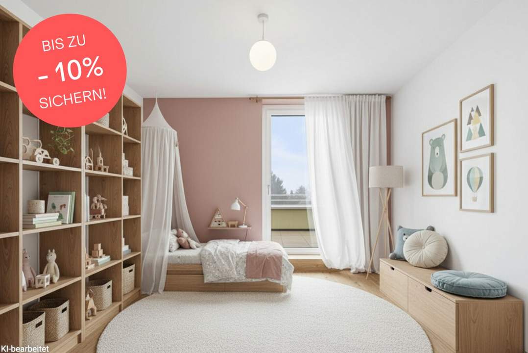 BIS ZU -10% PREISNACHLASS! Sofort vermietbare 3-Zimmer-Wohnung | Süd-Ost-Ausrichtung | Rundum-Terrasse | Provisionsfrei