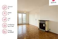 Sanierungsbedürftige 2 Zimmer Wohnung | Loggia ca.11,86m² | 3. Liftstock