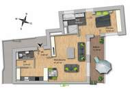 NEUBAU in zentraler Lage: Exklusive 2-Zimmer-Wohnung TOP4