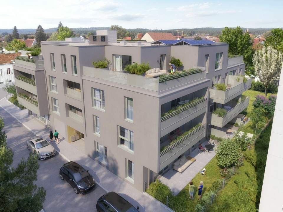 Bezugsfertig! gut geschnittene 1,5 Zi Gartenwohnung_EDMUND_Provisionsfrei!