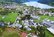 Schönes Grundstück im Zentrum von Seeboden am Millstätter See mit unverbaubarem Seeblick