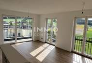 Familienfreundliche 4-Zimmer-Wohnung mit Schwimmteich in ruhiger Grünlage - förderbar