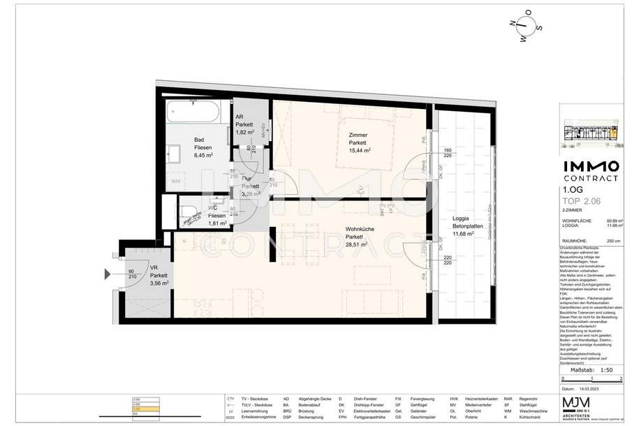 Stock2Live Exklusive Wohneinheiten 42qm - 120qm in Stockerau! _fußläufig zu Schule und Bahnhof!, Wohnung-kauf, 299.000,€, 2000 Korneuburg