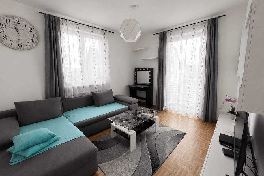 Helle 3-Zimmer-Wohnung mit Balkon in Großedling bei Wolfsberg, Wohnung-miete, 590,00,€, 9431 Wolfsberg