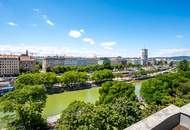 Ab 1.8.25 - ERSTBEZUG nach Generalsanierung mit Fernblick (Donaukanal, Stephansdom, ...): 3 Zimmer + Küche - Miete inkl. Heizkosten!