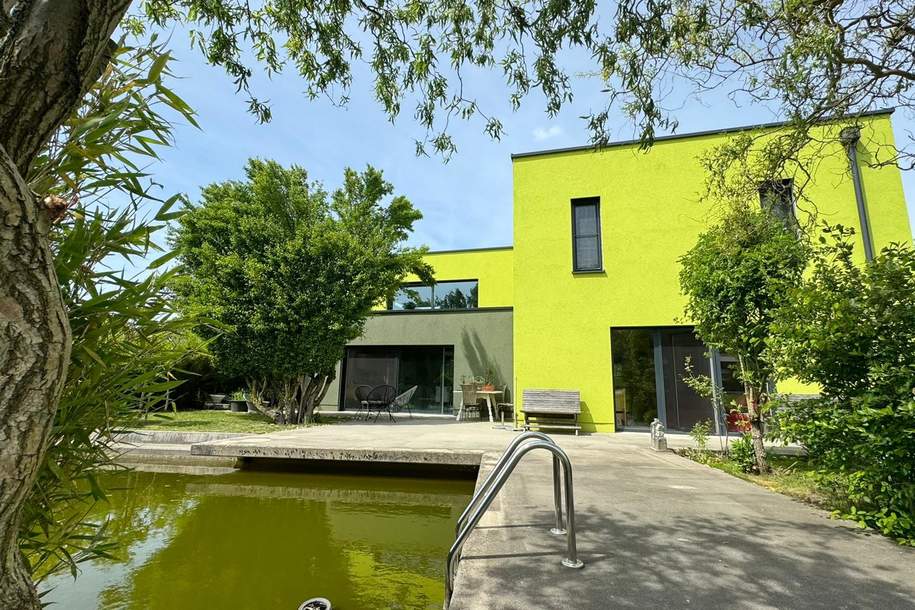Exklusives, neuwertiges Einfamilienhaus in TOP LAGE mit Doppelgarage und Naturpool, Haus-kauf, 960.000,€, 5211 Braunau am Inn