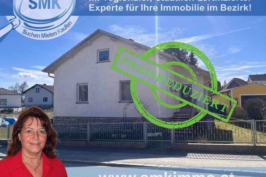 Sonnendurchflutet am Ortsende der hochwassersicheren Schillerstraße!, Haus-kauf, 117.000,€, 3822 Waidhofen an der Thaya