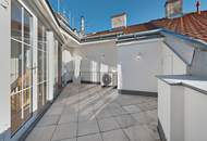 Repräsentatives Wohnen in Döbling- Charmante Wohnung im Dachgeschoss mit Sauna und Terrasse