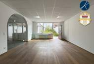 Vielseitiges Gewerbeobjekt mit 320m² Büros, 400m² Hallen/Garagen & 750m² Lagerplatz