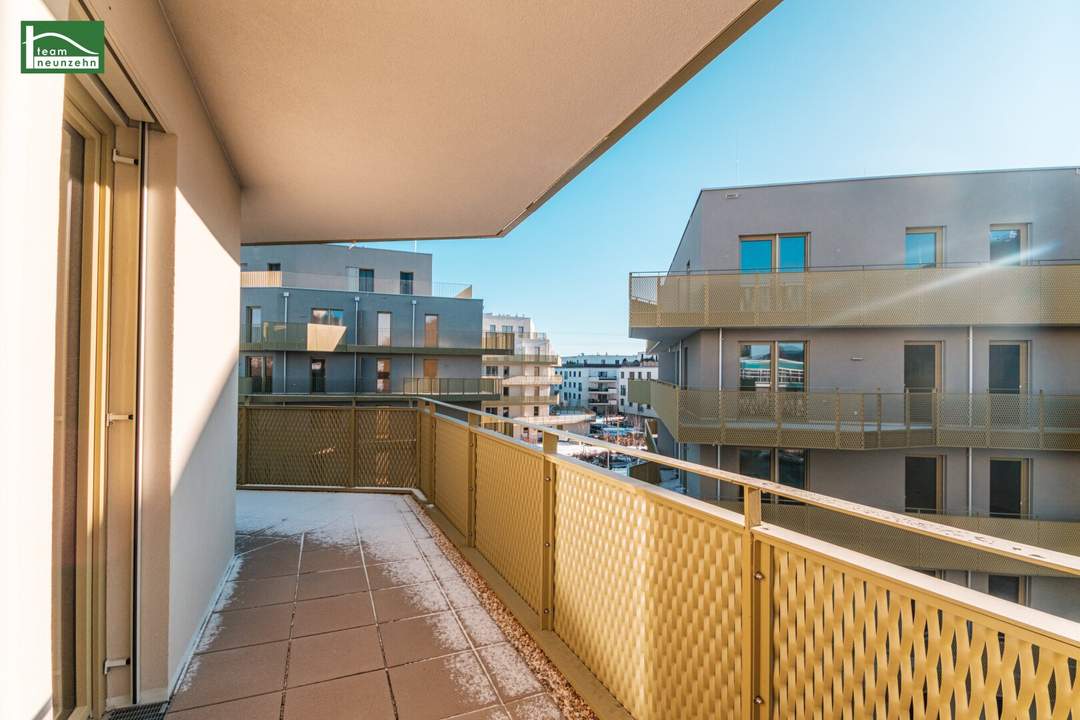 Sonnige 3.Zimmer-Wohnung mit Balkon - hervorragende Ausstattung: Geothermie, Fussbodentemperierung, Sonnenschutz uvm. - Provisionsfrei