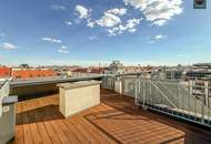 Klimatisierte Dachgeschoss Maisonette mit 2 Terrassen und Kamin nahe Uno City!