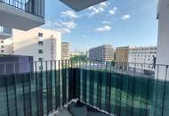 Sonnwendviertel: 1-Zimmer-Wohnung mit Balkon im 12. OG – Fitnessraum, Co-Working & Rooftop-Terrasse inklusive!