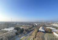 Hoch oben mit Weitblick über Wien! Top moderne 3 Zimmer Wohnung mit Loggia!