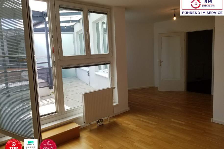 Loggia, Grünblick &amp; Einbauküche in 1120 Wien, DG-Wohnung 55m², Wohnung-kauf, 350.000,€, 1120 Wien 12., Meidling