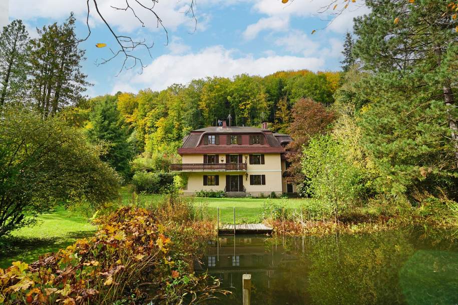 Prächtiges Landhaus mit Potenzial im Pressbaumer Zentrum - Grundstück teilbar!, Haus-kauf, 860.000,€, 3021 Sankt Pölten(Land)