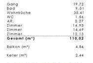Moderne 4-Zimmer-DG-Wohnung mit hofseitigem Balkon