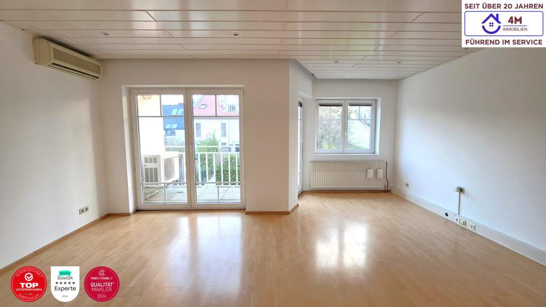 Lichtdurchflutete 2-Zimmer-Wohnung mit Süd-Loggia und Garagenstellplatz