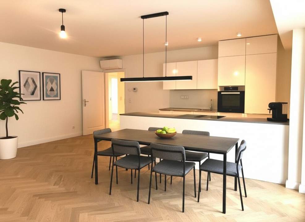 1030! Klimatisiertes, schönes 4-Zimmer DG mit Balkon Nähe Urania!