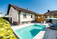 Wohnen nahe Tulln: Gepflegtes Haus mit Pool, Terrasse und guter Wien-Anbindung
