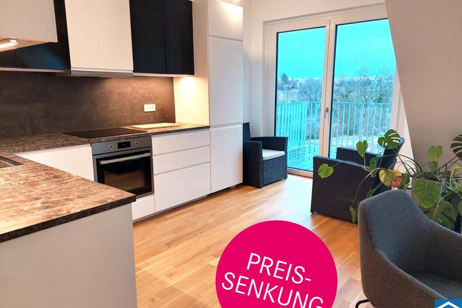 Preisreduktion! Traumhafte Dachgeschoß-Wohnung mit Fernblick, Wohnung-kauf, 349.000,€, 1230 Wien 23., Liesing