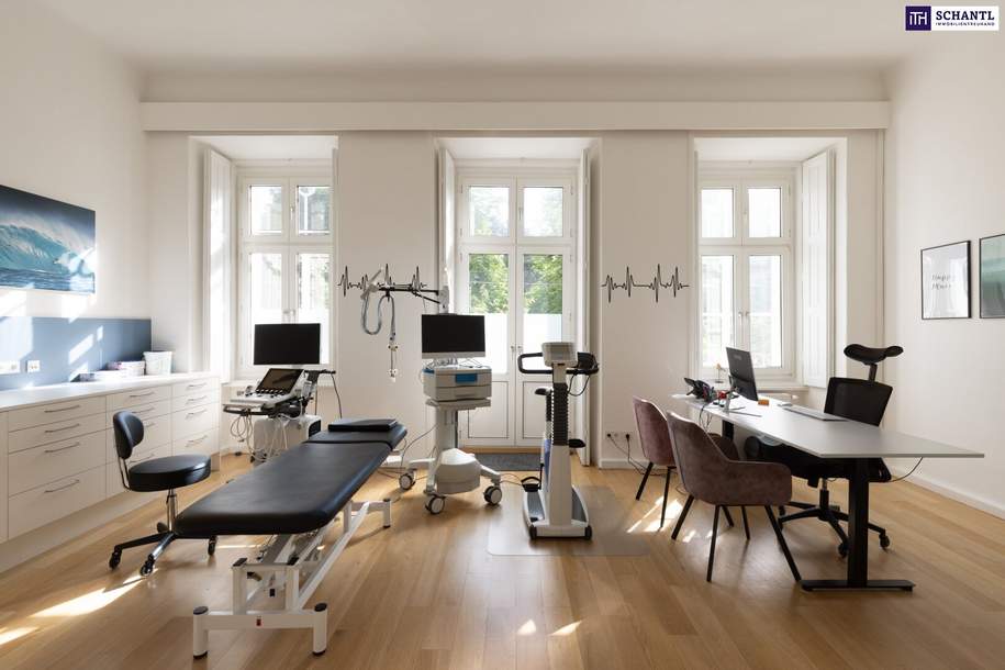 OPTIMAL! IHR SCHRITT IN DIE SELBSTSTÄNDIGKEIT! Etablierte Arztpraxis im Herzen von Graz! Praxisraum mit 31,47 m² & Balkon! VIDEO-RUNDGANG!, Gewerbeobjekt-miete, 1.260,00,€, 8010 Graz(Stadt)