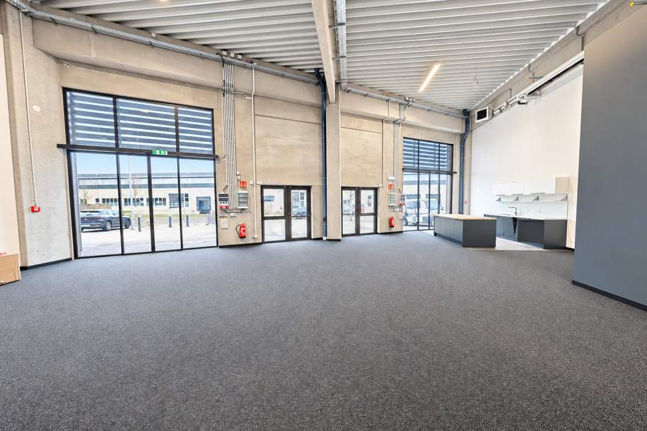 Schauraum/Büro &amp; Produktion/Lager Kombination | 512m² Nutzfläche | LKW Zu- bzw. Einfahrt möglich, Gewerbeobjekt-miete, 8.960,00,€, 2100 Korneuburg
