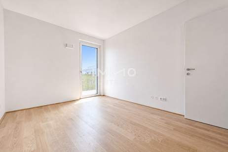 Erstbezug mit Weitblick: Moderne 2-Zimmer-Wohnung mit Westbalkon im naturnahen Hirschfeld, Wohnung-kauf, 259.000,€, 1210 Wien 21., Floridsdorf