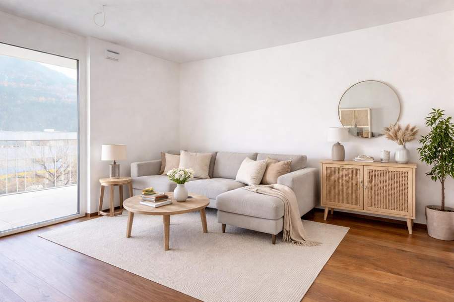 VERMIETET!!! Neubau: 2-Zimmerwohnung mit Garagenplatz und Bergblick!, Wohnung-miete, 1.250,00,€, 6460 Imst