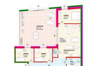 Aussichtslage Top 2: Familienhit - komfortable 4 Zimmer Eigentumswohnung mit ca. 62m² Terrasse