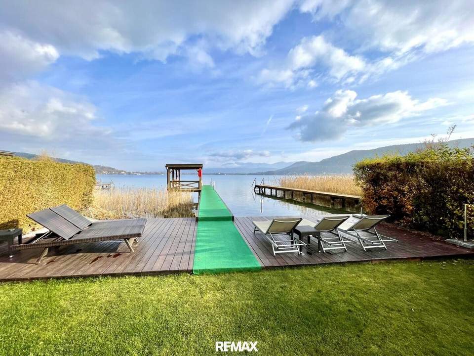 Modernes, komplett möbliertes Appartement mit privatem Seezugang in Krumpendorf am Wörthersee