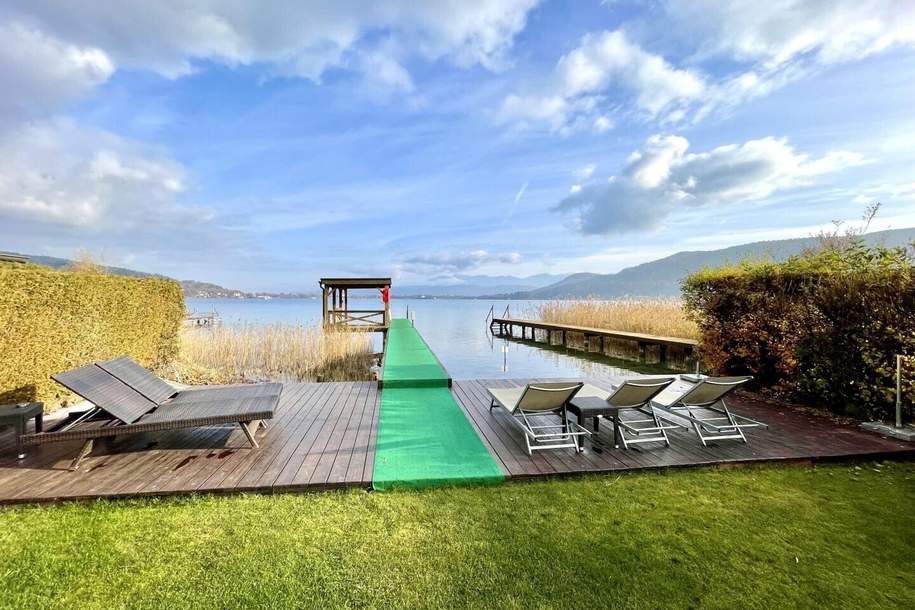 Modernes, komplett möbliertes Appartement mit privatem Seezugang in Krumpendorf am Wörthersee, Wohnung-kauf, 585.000,€, 9201 Klagenfurt Land
