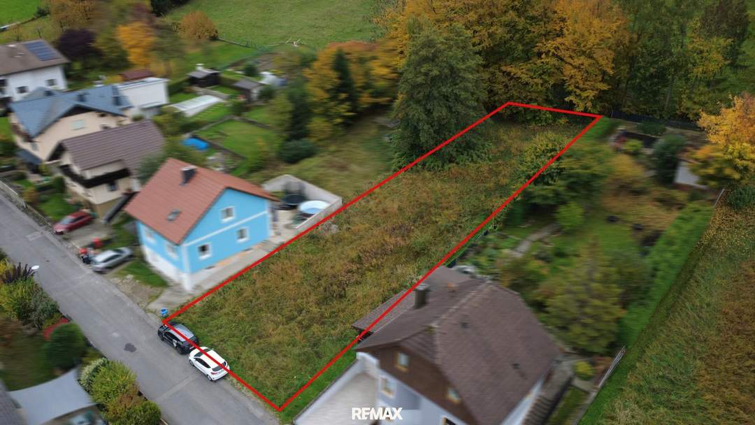 Baugrundstück in schöner Siedlungslage ohne Bauzwang