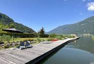 Seepenthouse mit großem Badestrand am Ossiacher See