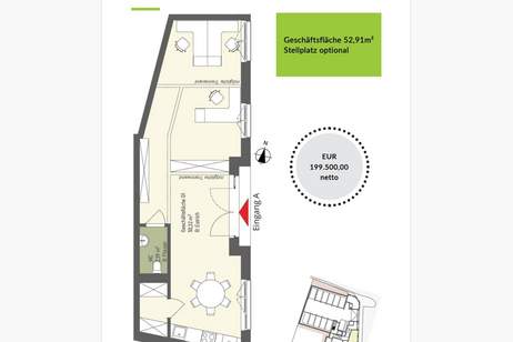 ++ Neubau GESCHÄFTSLOKAL ++ in Kritzendorf, Gewerbeobjekt-kauf, 199.500,€, 3420 Tulln