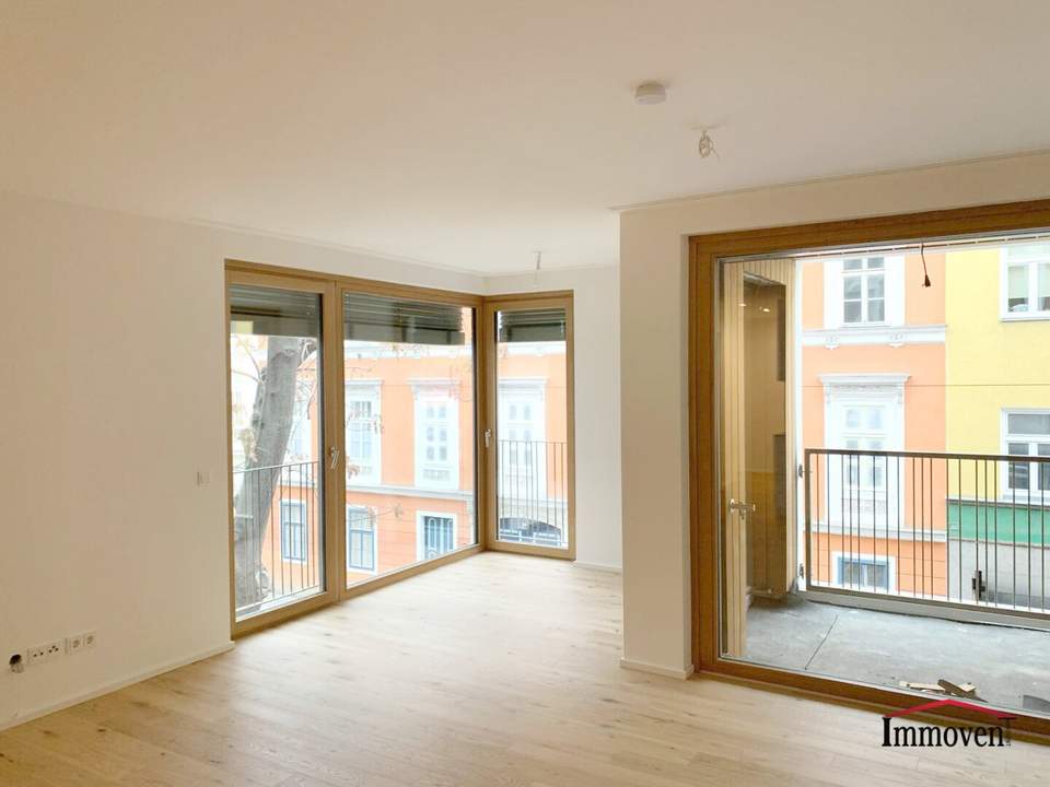 ERSTBEZUG - Apollogasse 16-18: Straßenseitige, moderne 2-Zimmerwohnung mit Loggia!