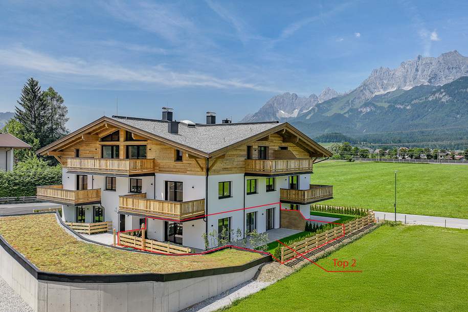 Neubauprojekt mit 10 exklusiven Wohnungen - Top 2, Wohnung-kauf, 623.868,€, 6380 Kitzbühel