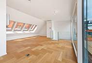 Helle DG-Maisonette mit großer Terrasse beim Naschmarkt mit Garagenplatz im Haus