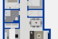 Exklusive 3-Zimmer-Wohnung inkl. 2 Carports