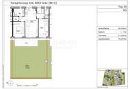 Erstbezug: Geförderte 3 Zimmer Wohnung mit EIGENGARTEN - Tiergartenweg 32d - Top 20d