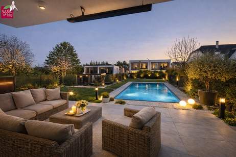 Möbliertes Designer-Doppelhaus mit Spa & Pool nahe Wien, Haus-kauf, 1.690.000,€, 2380 Mödling