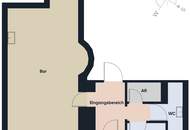 Ihr neuer Standort im Herzen der Stadt – stilvolle Barfläche mit Flair