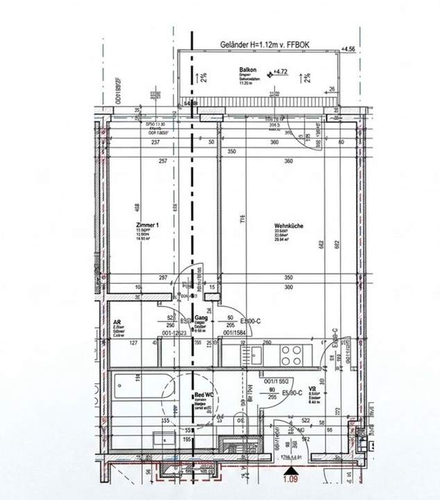 2 Zimmer + Balkon | Modernes Wohnen