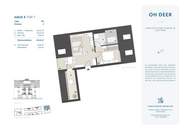 Helle Dachgeschoßwohnung mit Terrasse & Grünblick | 2 Zimmer | ERSTBEZUG
