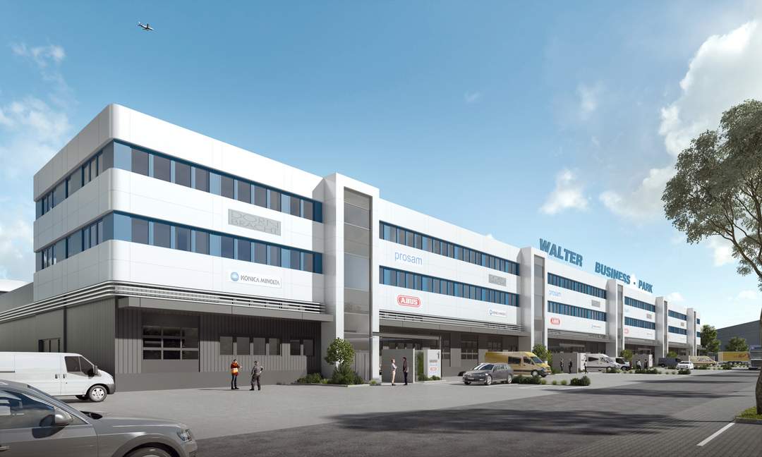 Office & Warehouse individuell auf Ihr Unternehmen abgestimmt, provisionsfrei (911 m² Büro + 346 m² Lager) – WALTER BUSINESS-PARK