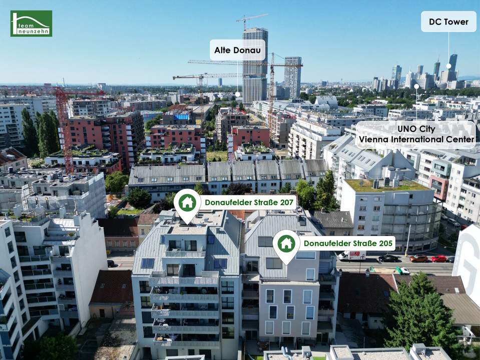 Sofort vermietbar, auch die Küche ist bereits inkludiert - Erstbezugs-Anlegerwohnung (Nettopreis) in Toplage auf Eigengrund unweit der U1