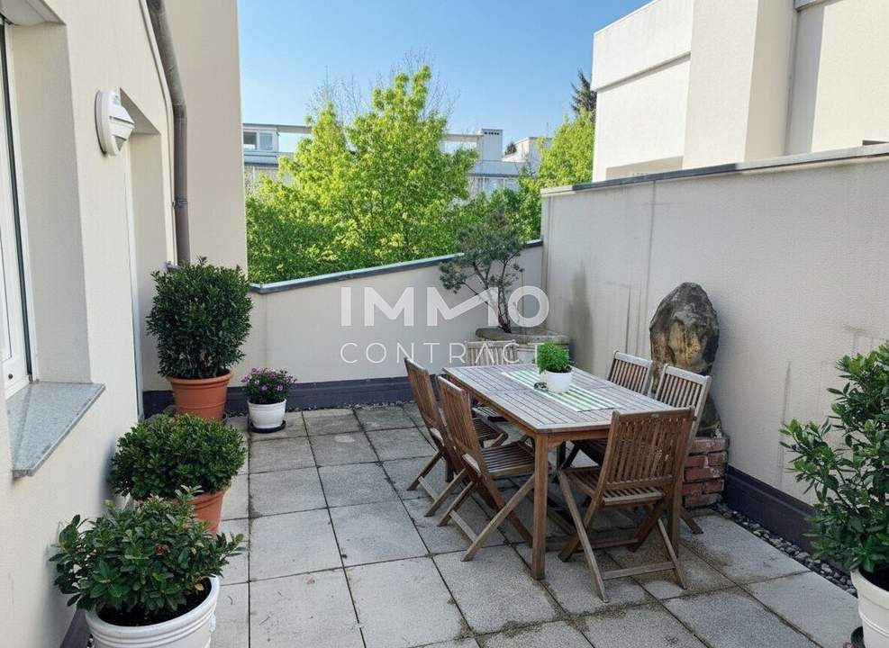 BESSER GEHT ES WOHL NICHT MEHR: 2-ZIMMERWOHNUNG MIT GROSSER WESTTERRASSE UND TG-PLATZ NAHE ORF PARK
