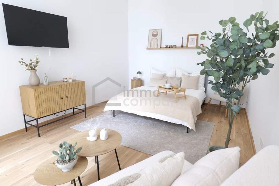 Einzigartiges Serviced Apartment mit Balkon! Nähe Rathaus! Knapp 8% Rendite!, Gewerbeobjekt-kauf, 390.000,€, 1080 Wien 8., Josefstadt